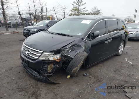 2012 Honda Odyssey Touring/Touring Elite from USA, damaged, VIN 5FNRL5H92CB069258